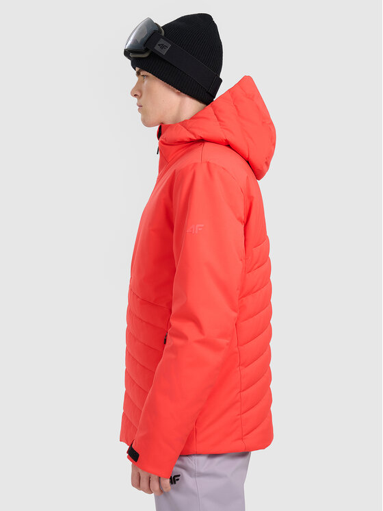 4F 4F Kurtka narciarska SKIWEAR Czerwony Regular Fit