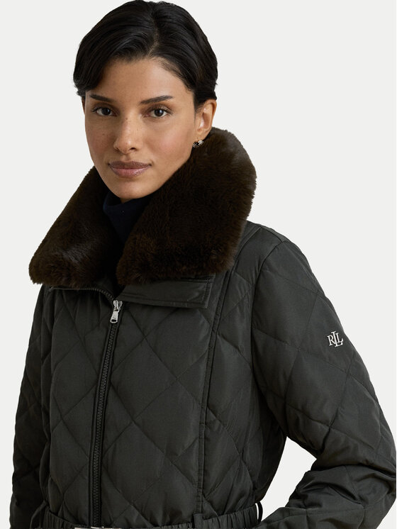 LAUREN RALPH LAUREN LAUREN RALPH LAUREN Vatovaná bunda 297P23481003 Tmavo zelená Regular Fit