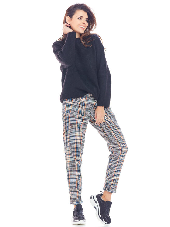 Awama Awama Dámské kalhoty A365 Tmavomodrá Basic Fit