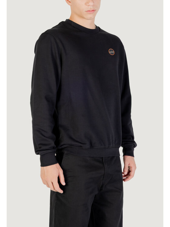 Napapijri Napapijri Μπλούζα B-BADGE C 1 Μαύρο Casual Fit