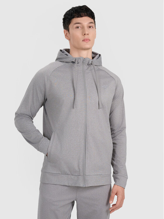 4F 4F Bluza MULTI ACTIVE Szary Regular Fit