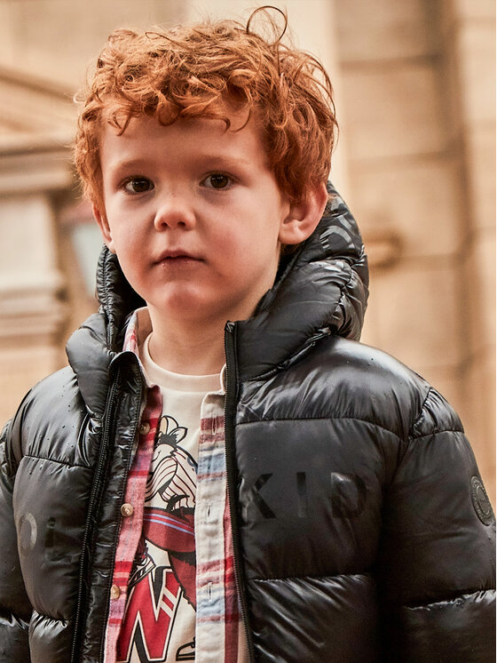 Mayoral Mayoral Зимно яке 4470 Черен Regular Fit