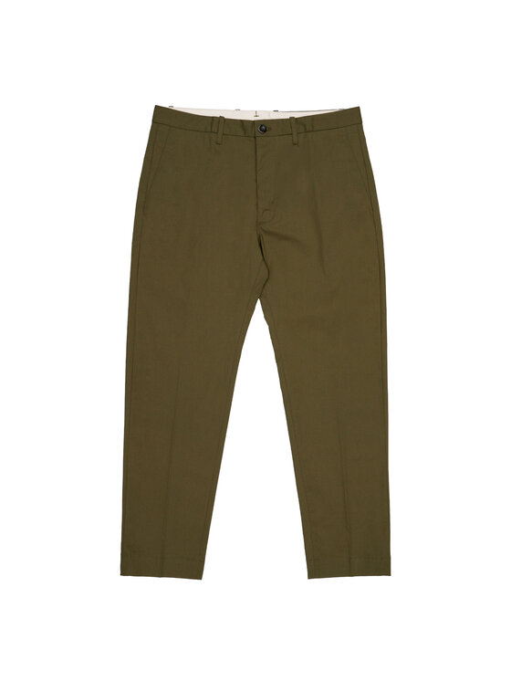 Nine Inthe Morning Nine Inthe Morning Pantaloni chino 9ss24-ks108-ol Verde Regular Fit