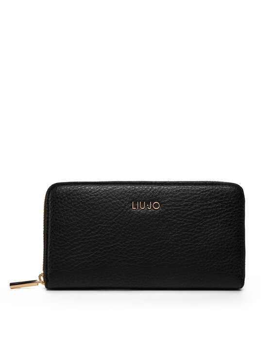 Liu Jo Duży Portfel Damski Ecs Xl Zip Around AF5170 E0027 Czarny