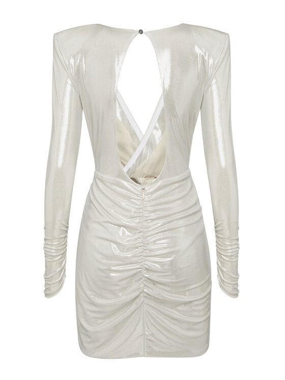 PHILIPP PLEIN PHILIPP PLEIN Sukienka wieczorowa 27327 Srebrny