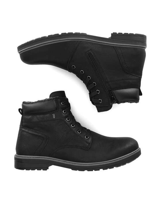 Lanetti Lanetti Schnürschuhe MBS-6997-05 Schwarz