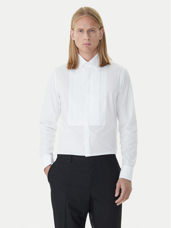 Calvin Klein Calvin Klein Košile LV019EU063 Bílá Slim Fit