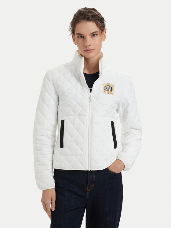 Beverly Hills Polo Club Beverly Hills Polo Club Prechodná bunda P-SS26W-JK0280-0009 Krémová Regular Fit