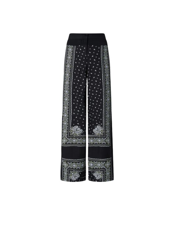 PINKO PINKO Szorty materiałowe Pantalone donna in georgette Czarny Regular Fit