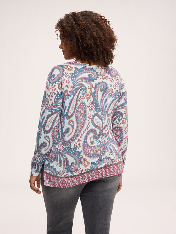 Fiorella Rubino Fiorella Rubino Sweter M396L008679N0R2 Turkusowy Regular Fit