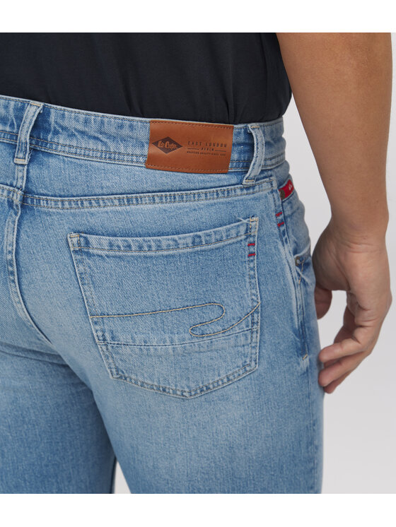 Lee Cooper Lee Cooper Jeansy JEANS M HARRY 3267 LIGHT BRUSHED Niebieski Straight Fit