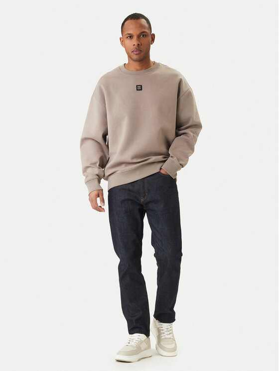 HUGO HUGO Pulóver Dettil 50533689 Bézs Relaxed Fit