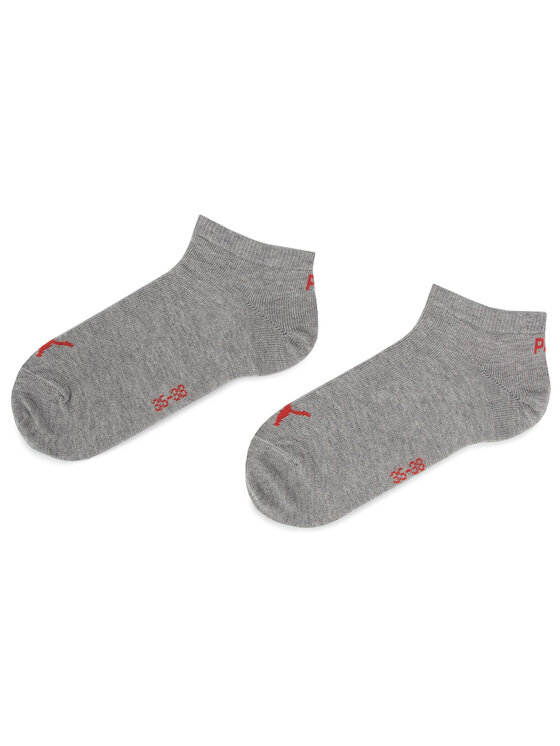 Puma Puma Набір 3 пар низьких шкарпеток unisex 261080001 Сірий