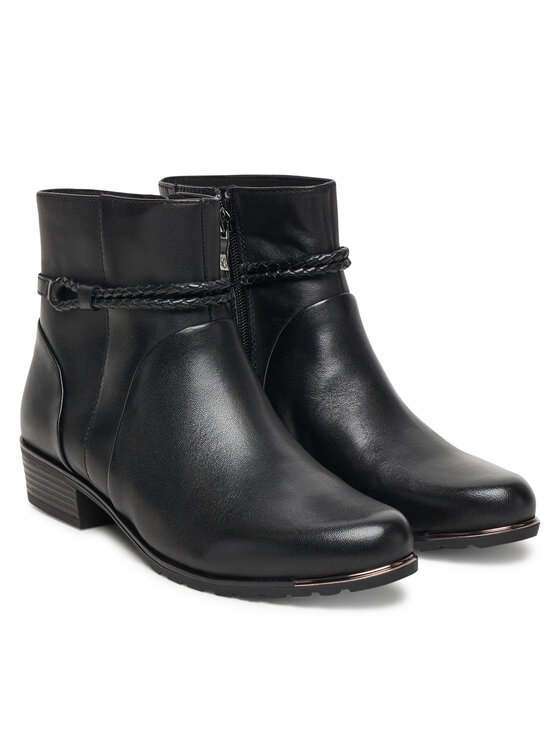 Caprice Caprice Botki 9-25404-45 Czarny