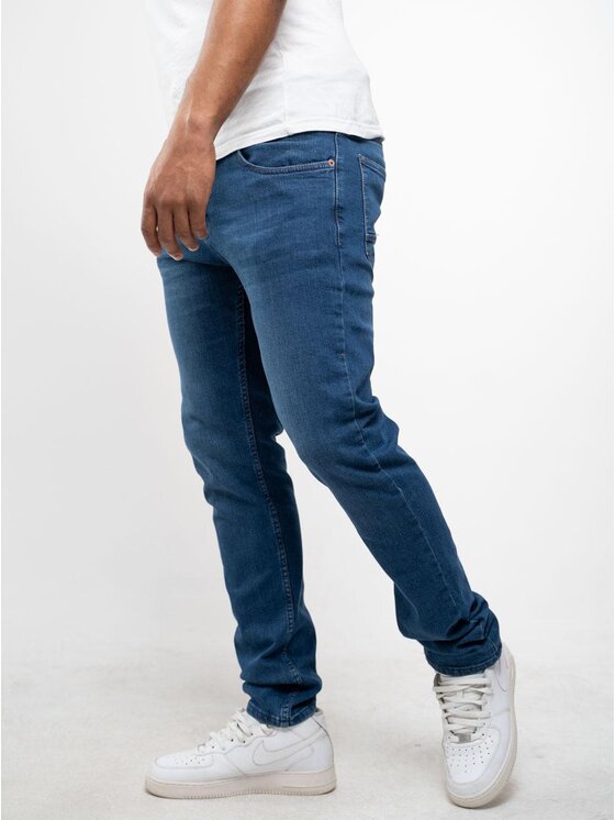 Croll Croll Jeansy Spodnie Jeansowe Croll Classics Mustache Regular 6558 Niebieskie 34 Niebieski Regular Fit