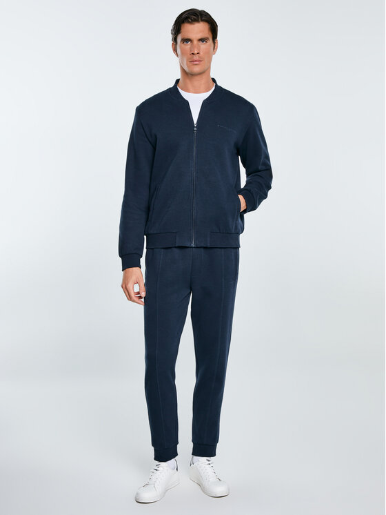 BIG STAR BIG STAR Bluza WLADORB Granatowy Basic Fit
