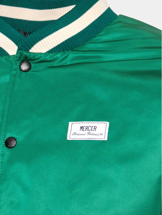 Mercer Amsterdam Mercer Amsterdam Μπόμπερ μπουφάν Unisex The Re-Varsity MEAP231010 Πράσινο Relaxed Fit