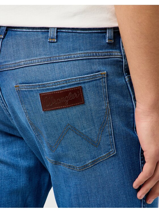 Wrangler Wrangler Jeansy River Niebieski Regular Fit