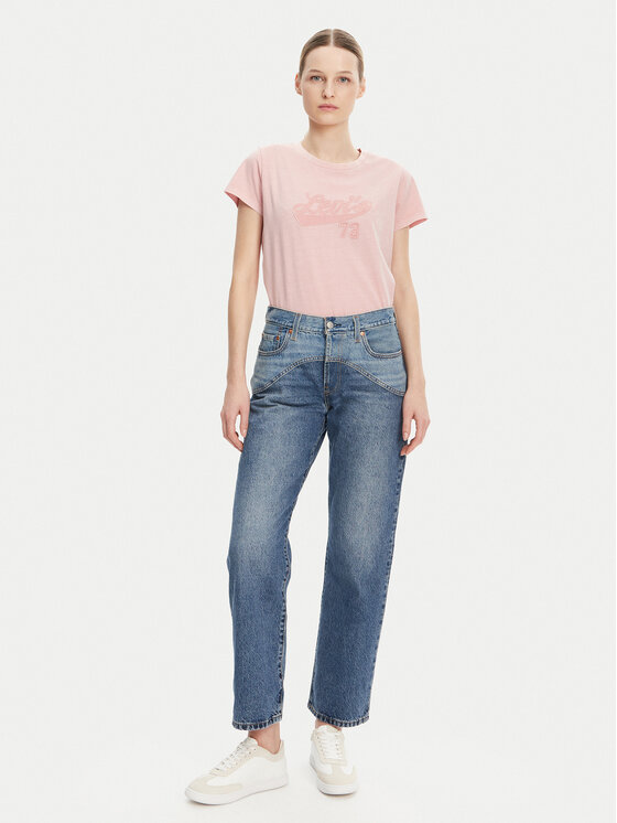 Levi's® Levi's® Jeansy Western 501® 001V3-0001 Modrá Regular Fit