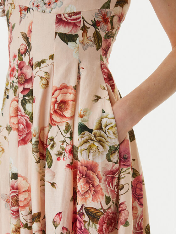 Guess Guess Коктейлна рокля W6GKAF W2558 Розов Regular Fit