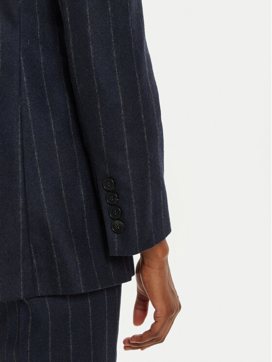 Marella Marella Giacca da abito Slam1 2423046162 Blu scuro Regular Fit