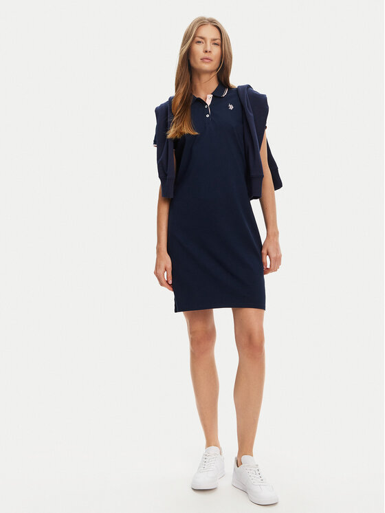 U.S. Polo Assn. U.S. Polo Assn. Vsakodnevna obleka WUP1312 Mornarsko modra Regular Fit