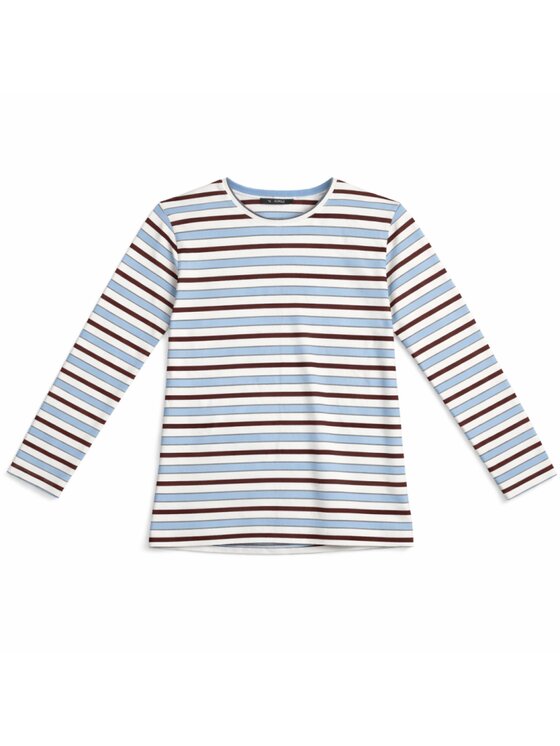 Le Songe Le Songe Longsleeve ANGIE Niebieski Basic Fit