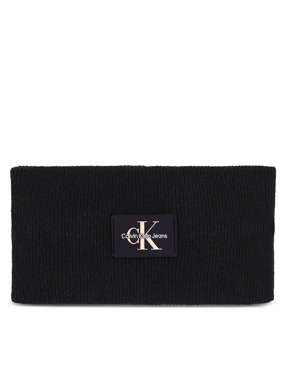 Bentiță Calvin Klein Jeans Monologo Rubber Headband K60K611258 Negru