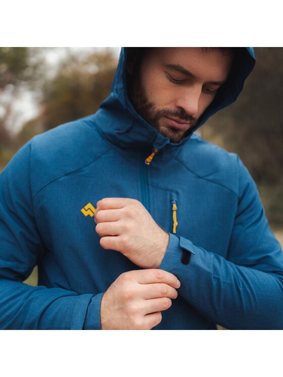 Alpinus Alpinus Kurtka softshell Lautaro Granatowy Regular Fit
