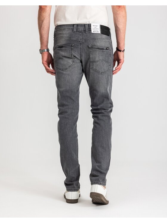 Mustang Mustang Jeansy OREGON TAPERED Czarny Slim Fit