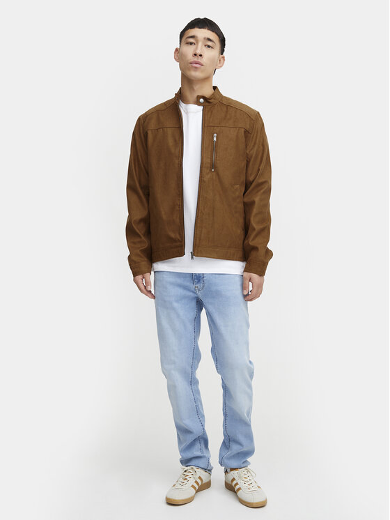 Blend Blend Dirbtinės odos striukė 20716626 Ruda Regular Fit