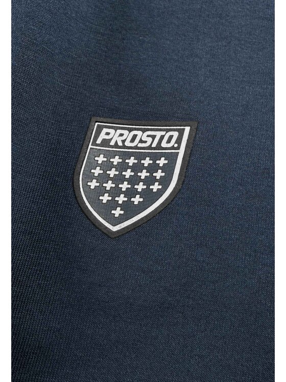 PROSTO. PROSTO. T-Shirt Big Shield KL261MTEE1082 Granatowy Regular Fit