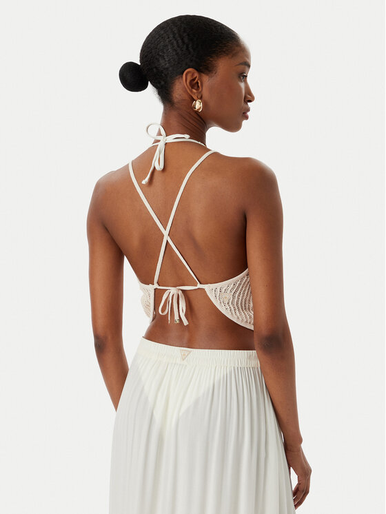 Guess Guess Marškinėliai E6GR00 Z5371 Šviesiai smėlinė Regular Fit