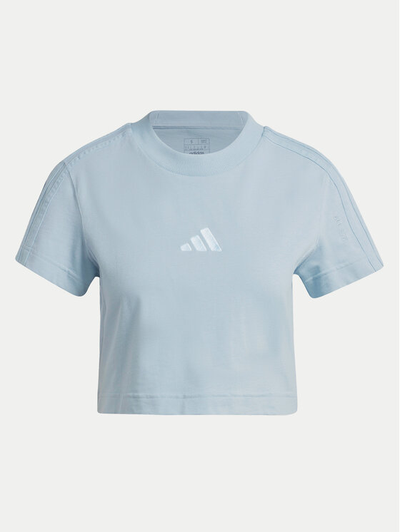 adidas adidas T-shirt ALL SZN 3-Stripes IY6846 Plava Slim Fit