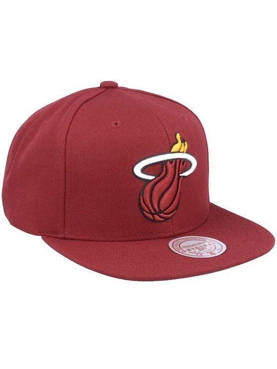 Mitchell & Ness Mitchell & Ness Cappellino NBA TEAM GROUND 2.0 SNAPBACK HEAT Rosso