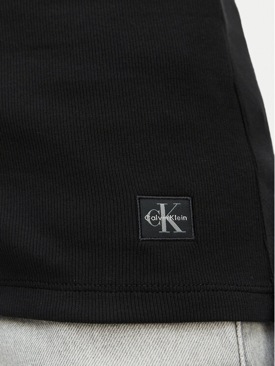 Calvin Klein Jeans Calvin Klein Jeans Bluse LV047G207G Schwarz Regular Fit