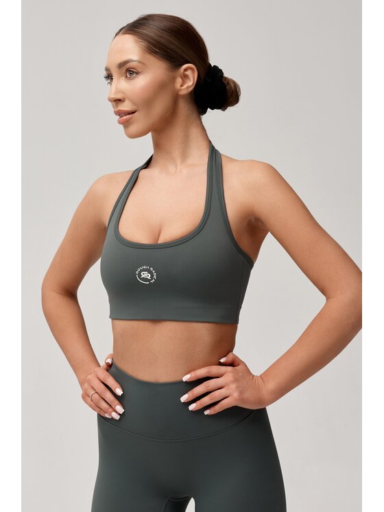 ROUGH RADICAL ROUGH RADICAL Biustonosz sportowy ZOYA SPORTS BRA Zielony ciemny