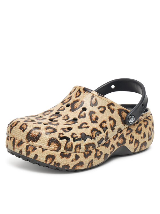 Crocs Crocs Şlapi BAYA PLATFORM CLOG 208712-0C4 Bej