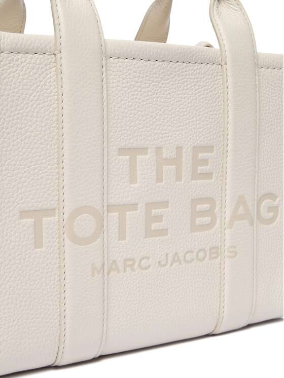 Marc Jacobs Marc Jacobs Τσάντα The Leather Small Tote Bag H009L01SP21 Εκρού