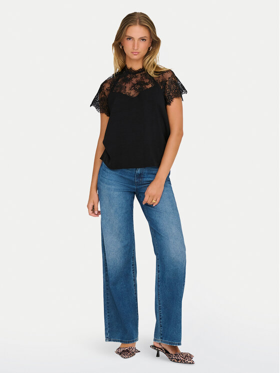 JDY JDY Блузка Lion 15335458 Чорний Regular Fit