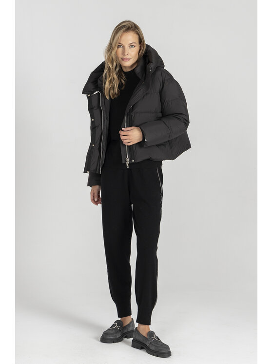 Deni Cler Milano Deni Cler Milano Kurtka zimowa T-DC-9059-E5-40-90-1 Czarny Oversize