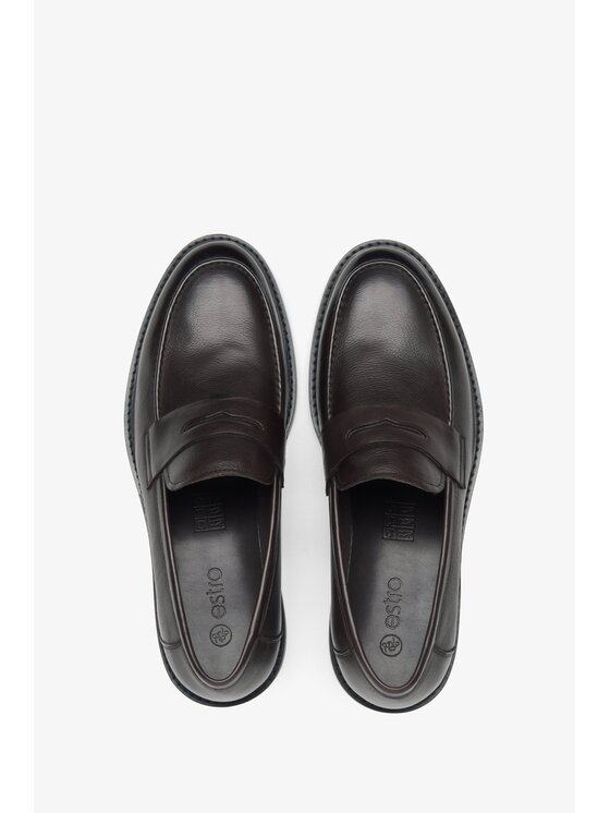 Estro Estro Μοκασίνια ER00115808 Καφέ