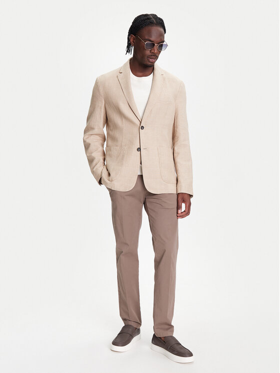 United Colors Of Benetton United Colors Of Benetton Сако 23B3UW014 Бежов Regular Fit