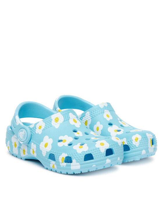 Crocs Crocs Klapki Classic Daisy Clog T 211264 Niebieski