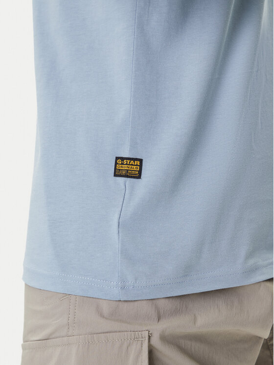 G-Star Raw G-Star Raw Tricou Base-S D16411-336 Albastru celest Regular Fit