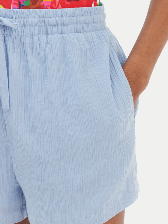 Seafolly Seafolly Pantaloncini di tessuto Crinkle 55429-SH Celeste Regular Fit