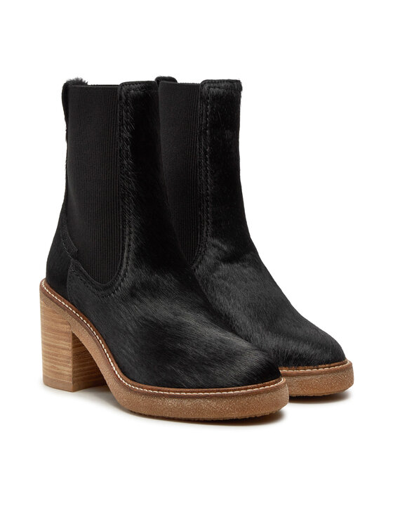 Clarks Clarks Čizme Cassiano Top 26178668 Crna