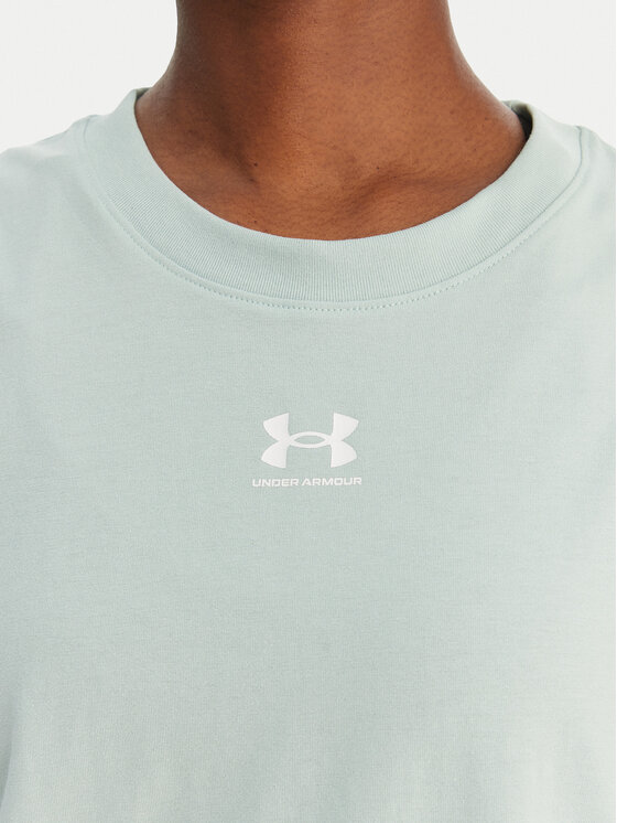 Under Armour Under Armour Тениска от техническо трико Rival Muscle 1383659 Зелен Regular Fit