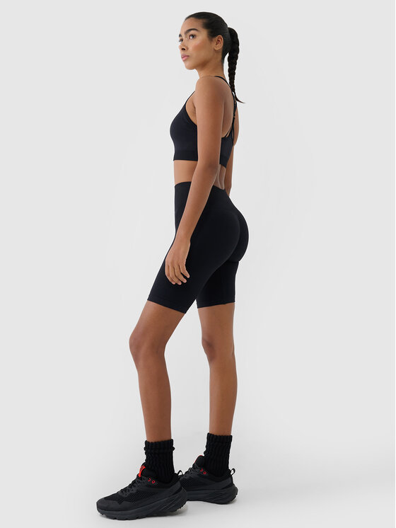 4F 4F Szorty sportowe MULTI ACTIVE Czarny Slim Fit