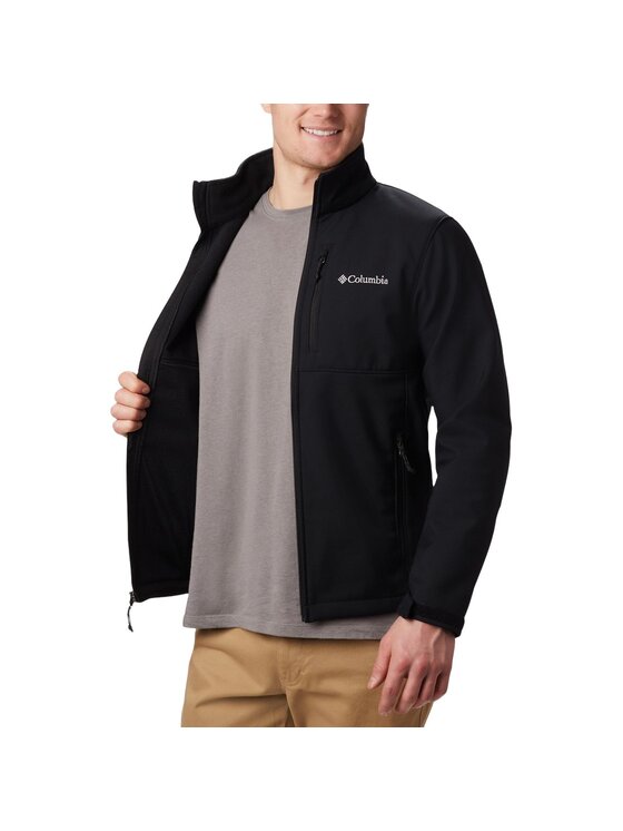 Columbia Columbia Kurtka softshell Ascender Softshell Jacket 1556534007 Czarny Regular Fit
